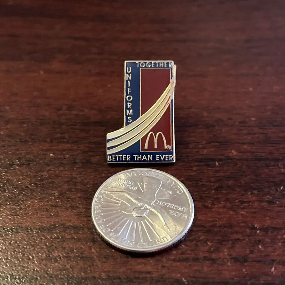 McDonald’s Together Uniforms Better Than‎ Ever Employee Lapel Hat Pin